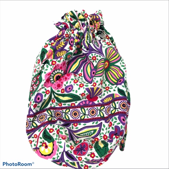 Vera Bradley Handbags - “Viva La Vera” Vera Bradley Drawstring Make Up Bag